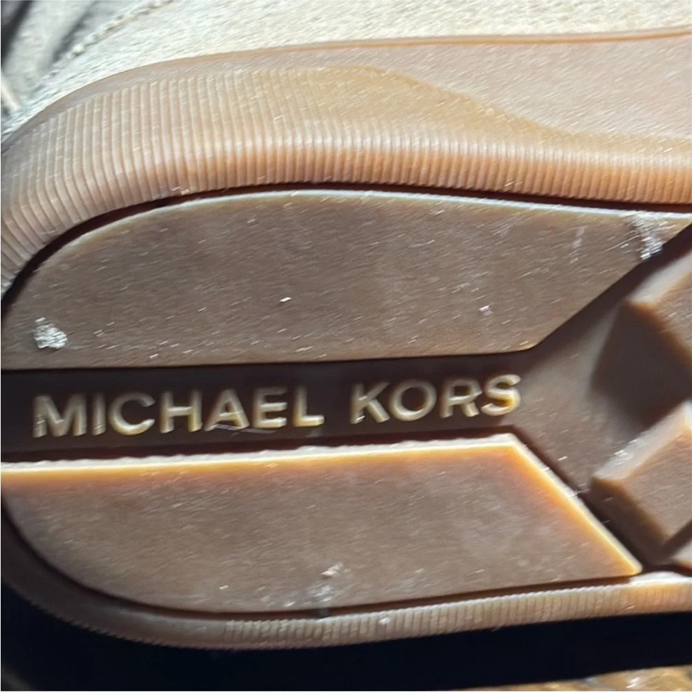 Michael Kors Lace Up Boots, Dk Khaki Size 7.5 - Picture 10 of 12